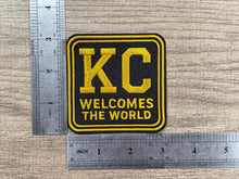 Load image into Gallery viewer, KC Welcomes the World Cup Embroidered Patch (3 inch)
