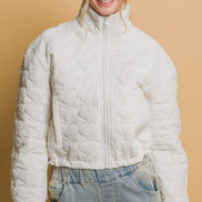 Heart shaped Quilted Jacket