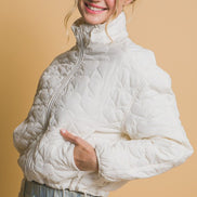 Heart shaped Quilted Jacket