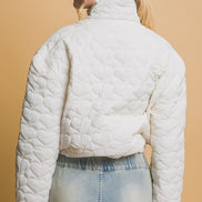 Heart shaped Quilted Jacket