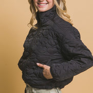 Heart shaped Quilted Jacket