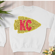 Faux Sequin (Gold) KC Sweatshirt