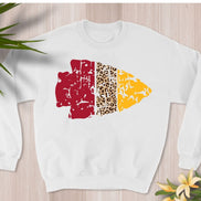 Red Cheetah Yellow Sweatshirt