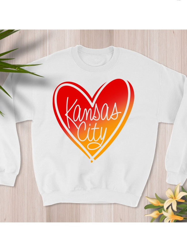 KC Heart Color Fun Sweatshirt