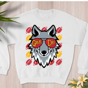 KC Wolfe w/Sunglasses Sweatshirt