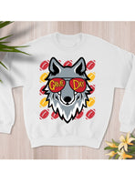 KC Wolfe w/Sunglasses Sweatshirt