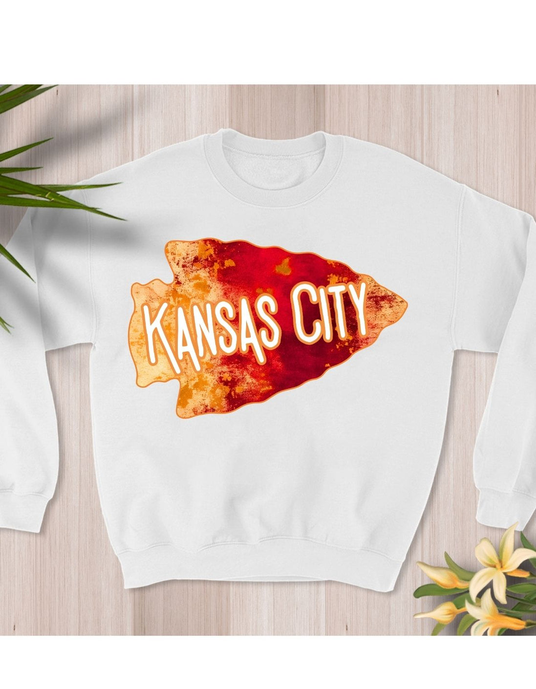 KC Red and Yellow Arrowhead Sweatshirt