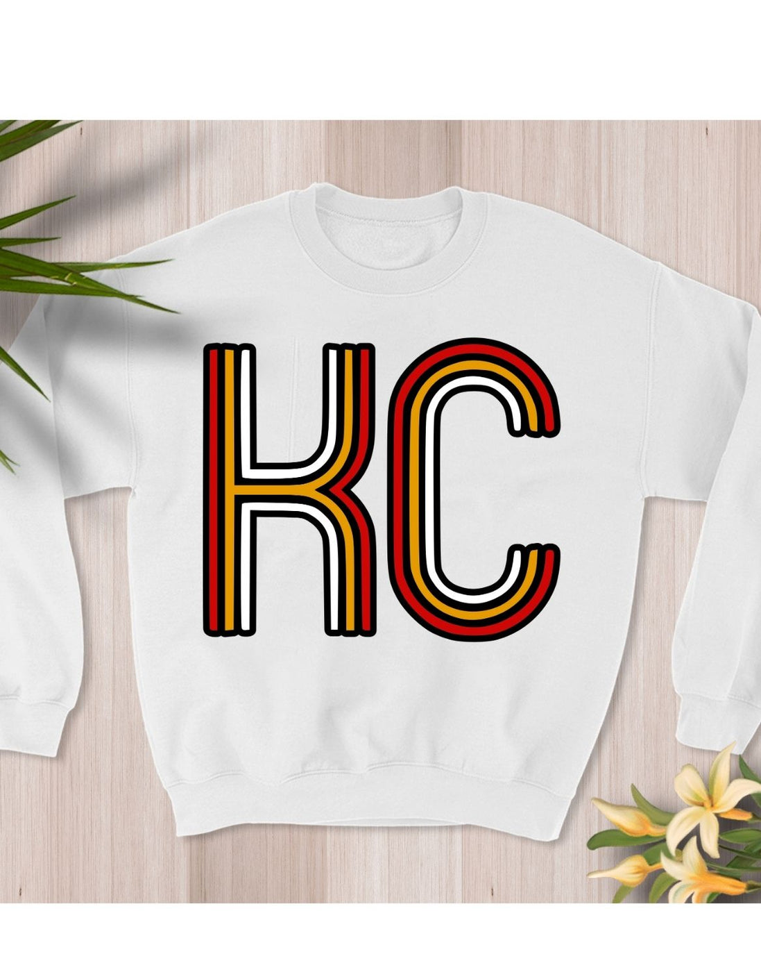 KC Curvy Retro Sweatshirt