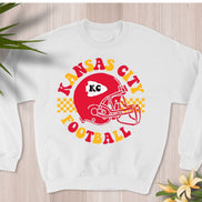 KC Football+Helmet Sweatshirt