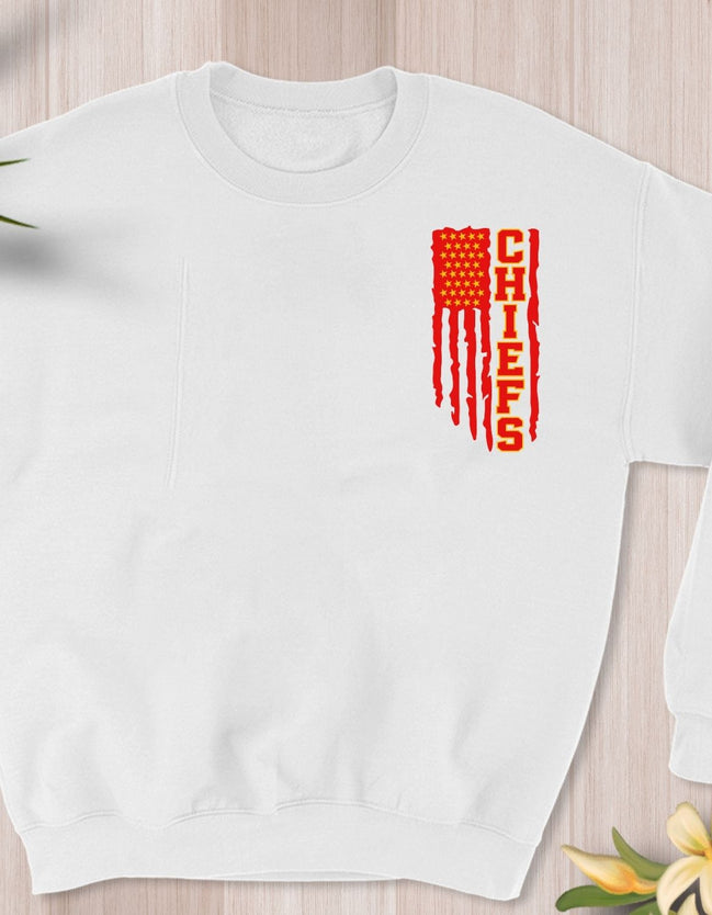 Chiefs+Flag (Pocket) Sweatshirt
