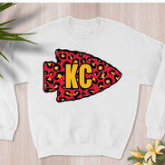 Red Leopard Arrowhead Sweatshirt