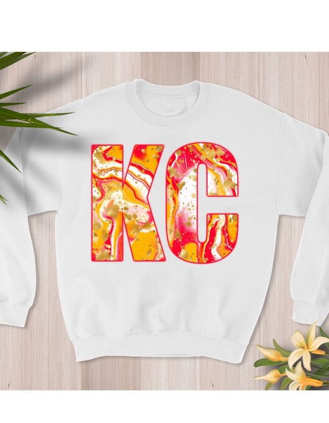 KC Faux Ink Dye Sweashirt