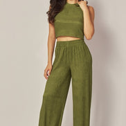 Crinkle Textured 2 Piece Set