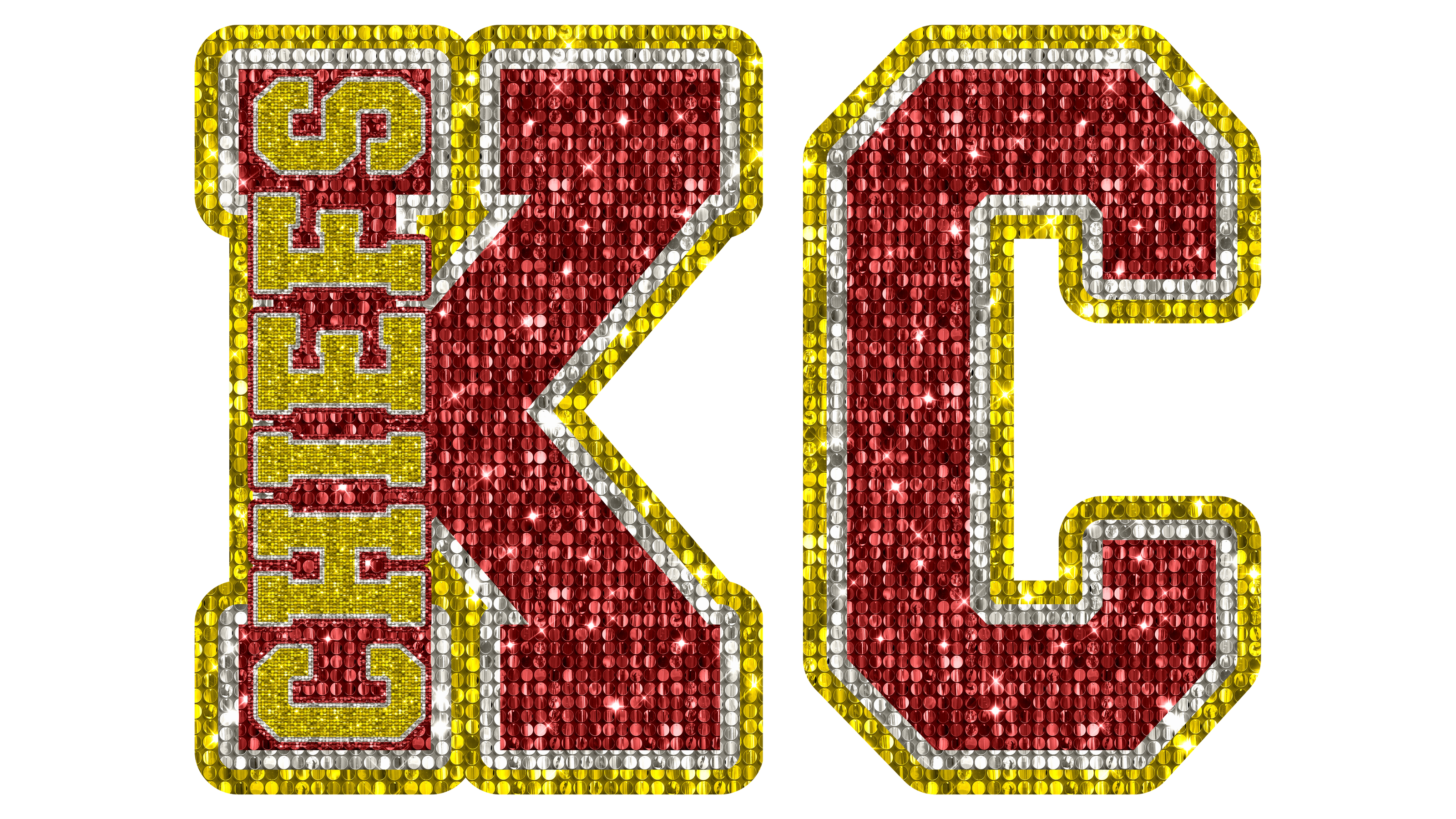 Kansas City Faux Sequins Sweatshirt