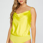 Cowl Neck Cami Bodysuit