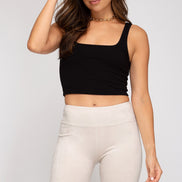 Faux Suede Biker Shorts