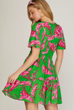 Load image into Gallery viewer, Sleeved Floral Dress
