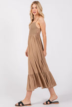 Load image into Gallery viewer, Smocked Ruffled Maxi Dress - ND40923
