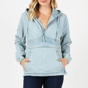 Denim Pullover Jacket (Light)