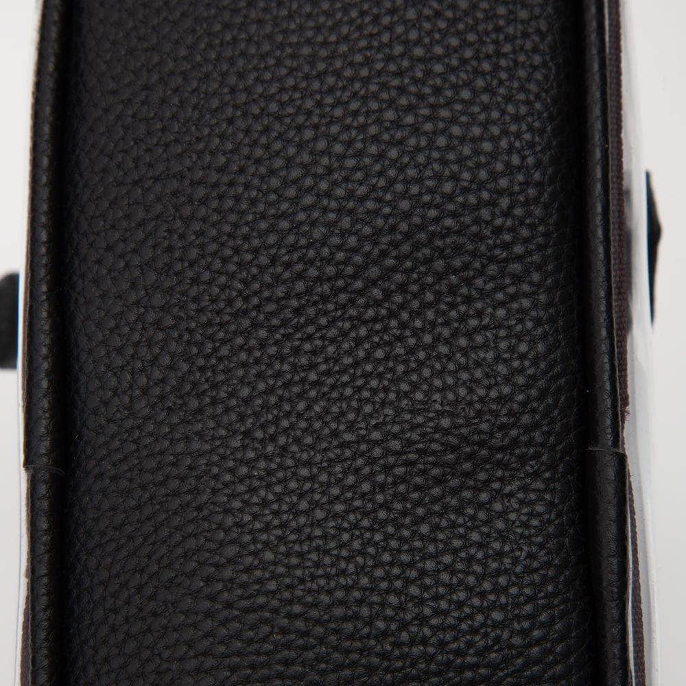 Clear East-West Top Handle/Crossbody
