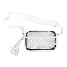 Load image into Gallery viewer, Clear Gameday Crossbody Bag With Tassel
