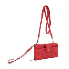 Load image into Gallery viewer, SV32087WW Jolie Crossbody Wallet With Boho Wrist Strap
