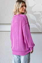 Load image into Gallery viewer, Ribbed Tunic Top w/Pockets
