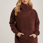 FLEECE HOODIE TUNIC