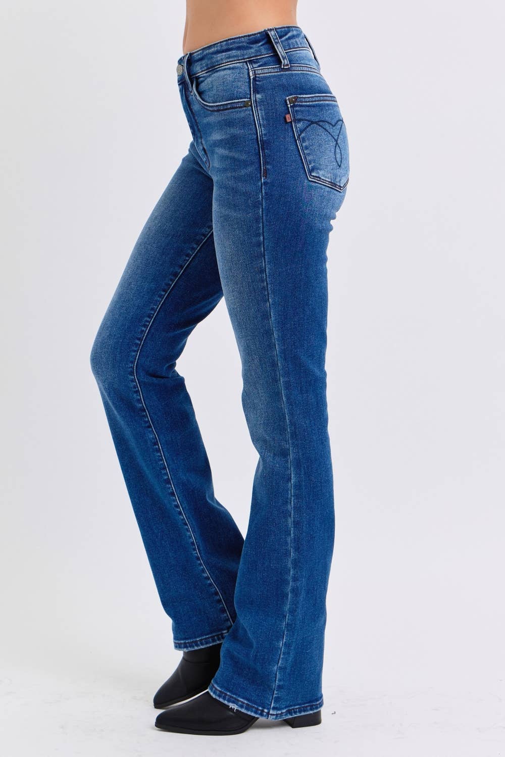JUDY BLUE Mid Rise Thermal Bootcut