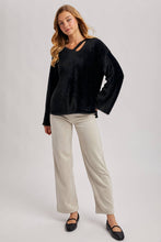 Load image into Gallery viewer, STRAPPY FRONT FUZZY PULLOVER
