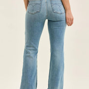 Multi-Inseam Mid Rise Flare