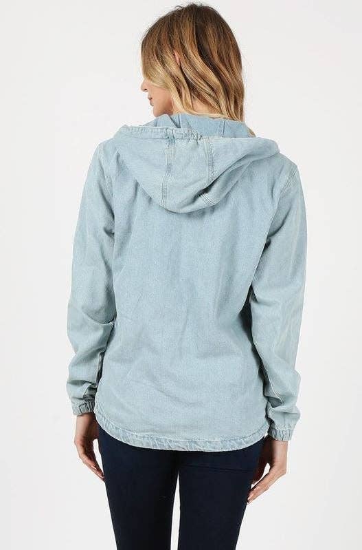 Denim Pullover Jacket (Light)