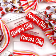 Kansas City Red Acrylic Medium Claw Clip