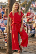 Load image into Gallery viewer, Scuba Contrast Stitch Lounge Pants ONLY (TOP Sold Separately)

