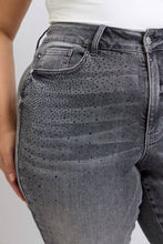 Load image into Gallery viewer, JUDY BLUE High Waisted Rhinestone Straight

