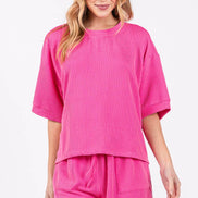Ribbed Knit Lounge Top ONLY