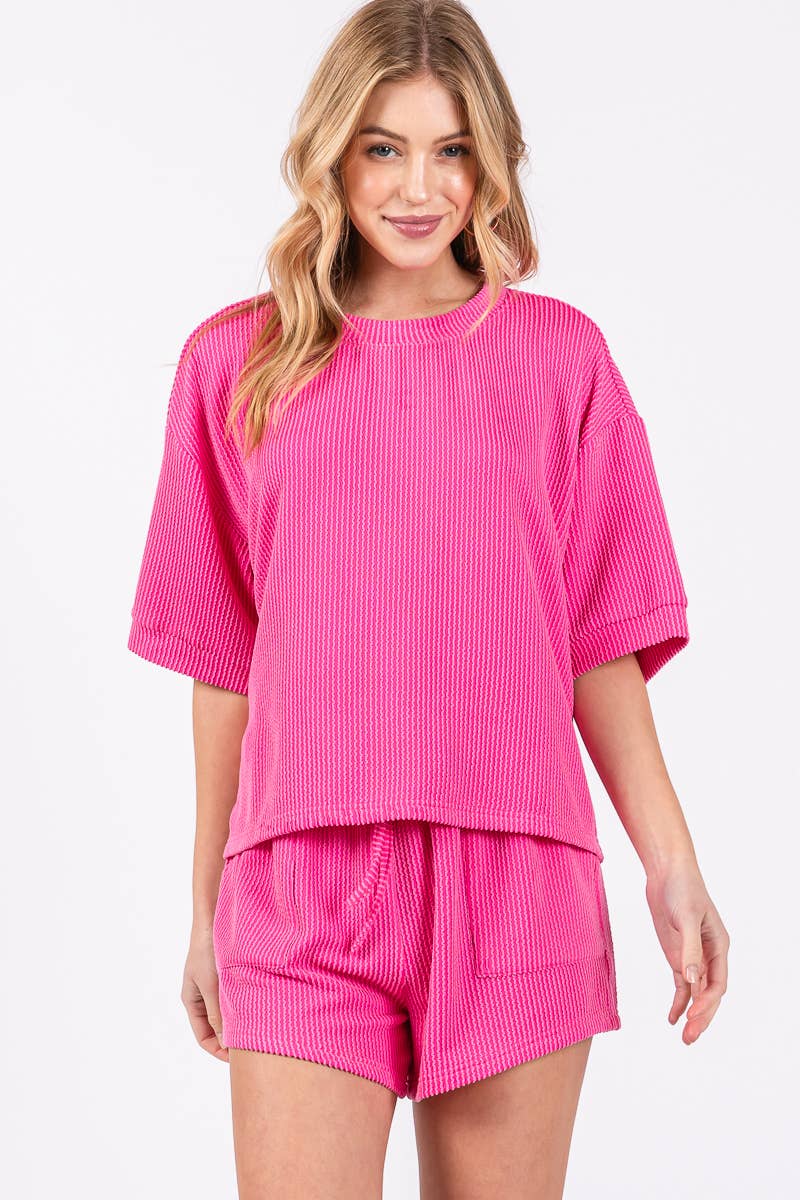 Ribbed Knit Lounge Top ONLY