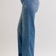 JUDY BLUE High Waisted Column Straight