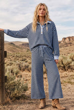 Load image into Gallery viewer, Soft Touch Lightweight Stripe Top ONLY (Wide Leg Pants Sold Separately)

