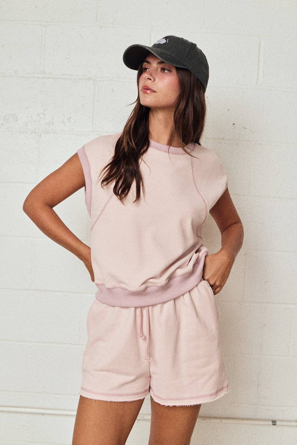 Scuba Sleeveless Lounge TOP ONLY (shorts sold separately)
