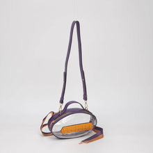 Load image into Gallery viewer, Clear Gameday Football Stitch Detail Crossbody Bag
