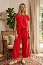 Load image into Gallery viewer, Scuba Contrast Stitch Lounge Pants ONLY (TOP Sold Separately)
