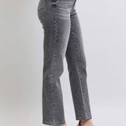 JUDY BLUE High Rise Rhinestone Straight