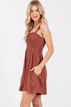 Load image into Gallery viewer, Smocked Detail Romper - NJU60420A-HV
