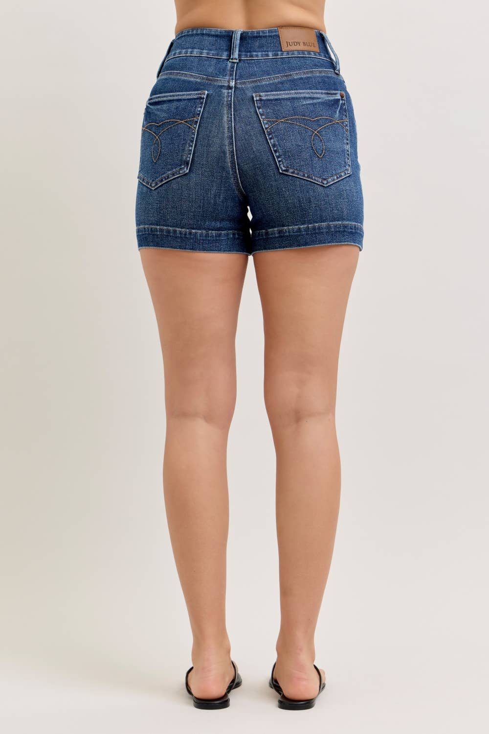 JUDY BLUE High Waisted Tummy Control Slim Short