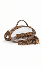 Load image into Gallery viewer, Clear Gameday Football Stitch Detail Crossbody Bag
