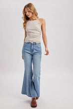 Load image into Gallery viewer, TEXTURED LACE TRIMMED HALTER TOP
