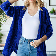 Hooded Chenille Shacket