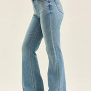 Multi-Inseam Mid Rise Flare