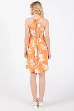 Load image into Gallery viewer, Print Deep V-neck Dress - ND40884A
